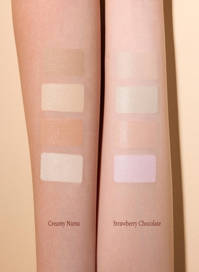 Flower Knows The Sweetie Bear 4-Color Concealer Palette,Highlihter Correct Contour Face Maekup,Blendable,High-Coverage & Crease-proof,Buildable All-Day Wear Compact,0.23 Oz(01 Strawberry Chocolate) - Image 5